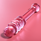 NEBULA-SERIEN FRA IBIZA - MODEL 20 DILDO BOROSILIKATGLAS PINK 20,5 CM -O- 3 CM