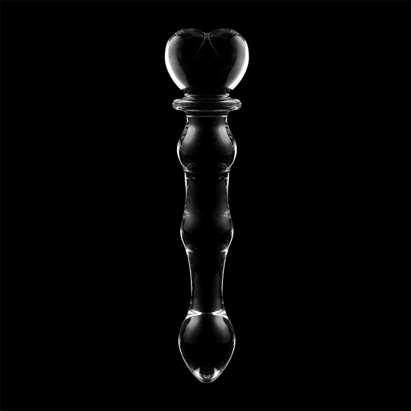 NEBULA-SERIEN FRA IBIZA - MODEL 21 DILDO BOROSILIKATGLAS KLAR 20,5 CM -O- 3,5 CM