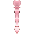 NEBULA SERIES BY IBIZA - MODEL 21 DILDO BOROSILICATE GLASS PINK 20.5 CM -O- 3.5 CM
