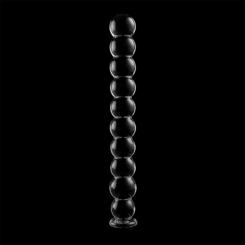NEBULA-SERIEN FRA IBIZA - MODEL 22 DILDO BOROSILIKATGLAS KLAR 21,5 CM -O- 2,5 CM