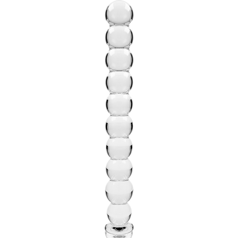NEBULA-SERIEN FRA IBIZA - MODEL 22 DILDO BOROSILIKATGLAS KLAR 21,5 CM -O- 2,5 CM