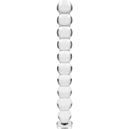 NEBULA-SERIEN FRA IBIZA - MODEL 22 DILDO BOROSILIKATGLAS KLAR 21,5 CM -O- 2,5 CM