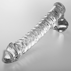 NEBULA-SERIEN FRA IBIZA - MODEL 23 DILDO BOROSILIKATGLAS KLAR 21,5 CM -O- 4 CM