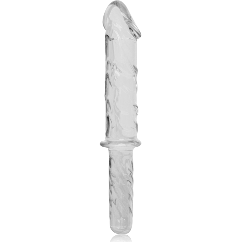 NEBULA-SERIEN FRA IBIZA - MODEL 24 DILDO BOROSILIKATGLAS KLAR 28,5 CM -O- 5 CM