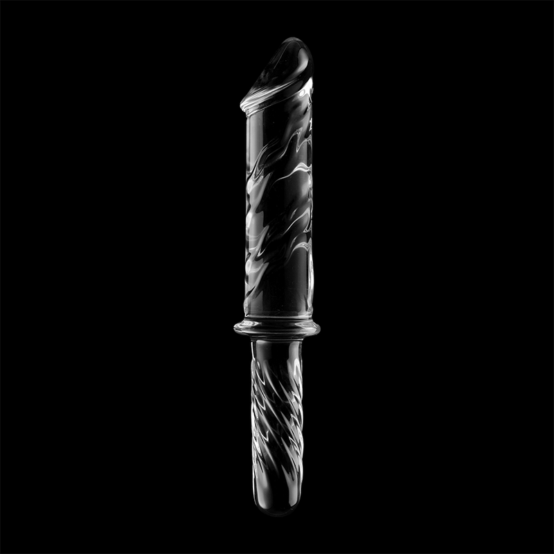 NEBULA-SERIEN FRA IBIZA - MODEL 24 DILDO BOROSILIKATGLAS KLAR 28,5 CM -O- 5 CM