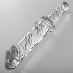 NEBULA-SERIEN FRA IBIZA - MODEL 24 DILDO BOROSILIKATGLAS KLAR 28,5 CM -O- 5 CM