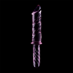 NEBULA SERIES BY IBIZA - MODEL 24 DILDO BOROSILICATE GLASS PINK 28.5 CM -O- 5 CM