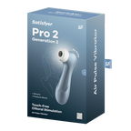 SATISFYER - PRO 2 LUFTPULSSTIMULATOR BLÅ