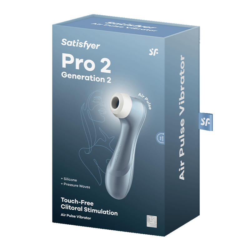 SATISFYER - PRO 2 LUFTPULSSTIMULATOR BLÅ