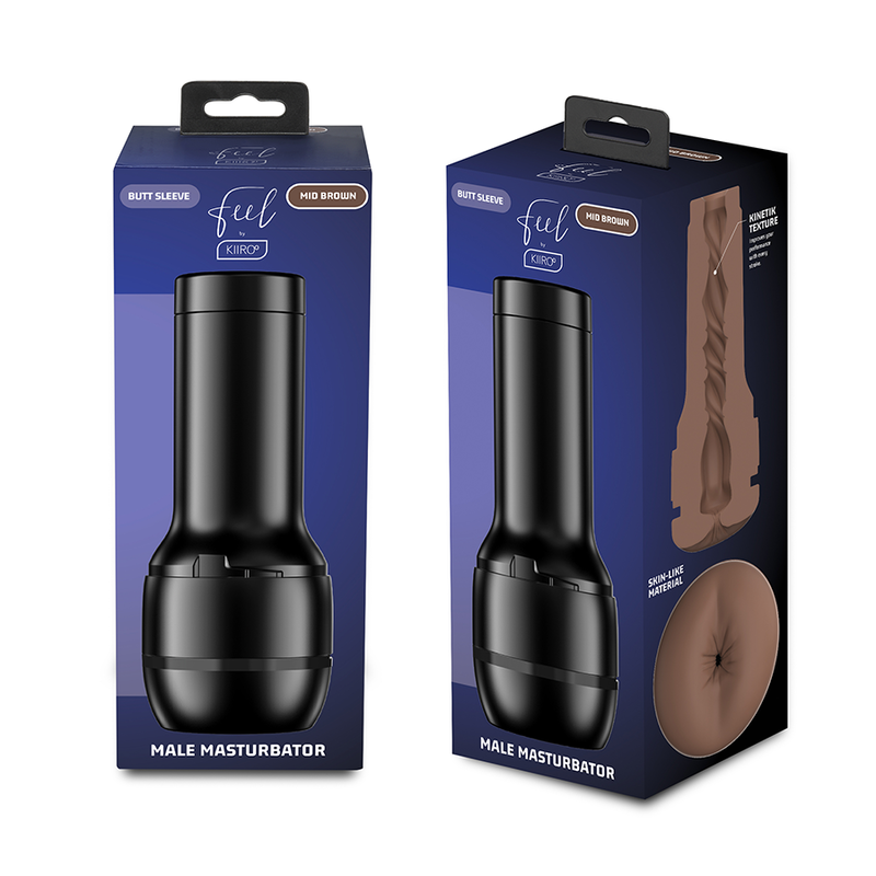 KIIROO - FEEL STROKER GENERISK RUMPEMASTURBATOR - MELLEMBRUN 