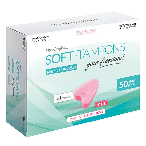 JOYDIVISION BLØDE TAMPONER - ORIGINALE BLØDE TAMPONER MINI X 50 ENHEDER