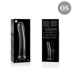 NEBULA-SERIEN FRA IBIZA - MODEL 8 DILDO BOROSILIKATGLAS KLAR 14,5 CM -O- 2 CM