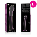 NEBULA-SERIEN FRA IBIZA - MODEL 11 DILDO BOROSILIKATGLAS PINK 16 CM -O- 3 CM