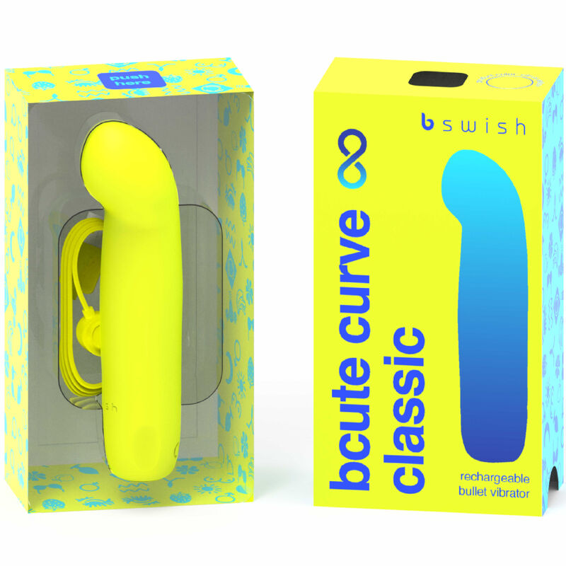 B SWISH - BCUTE CURVE INFINITE KLASSISK GENOPLADELIG SILIKONEVIBRATOR GUL