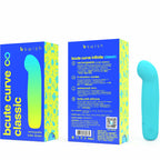 B SWISH - BCUTE CURVE INFINITE KLASSISK GENOPLADELIG VIBRATOR BLÅ SILIKONE