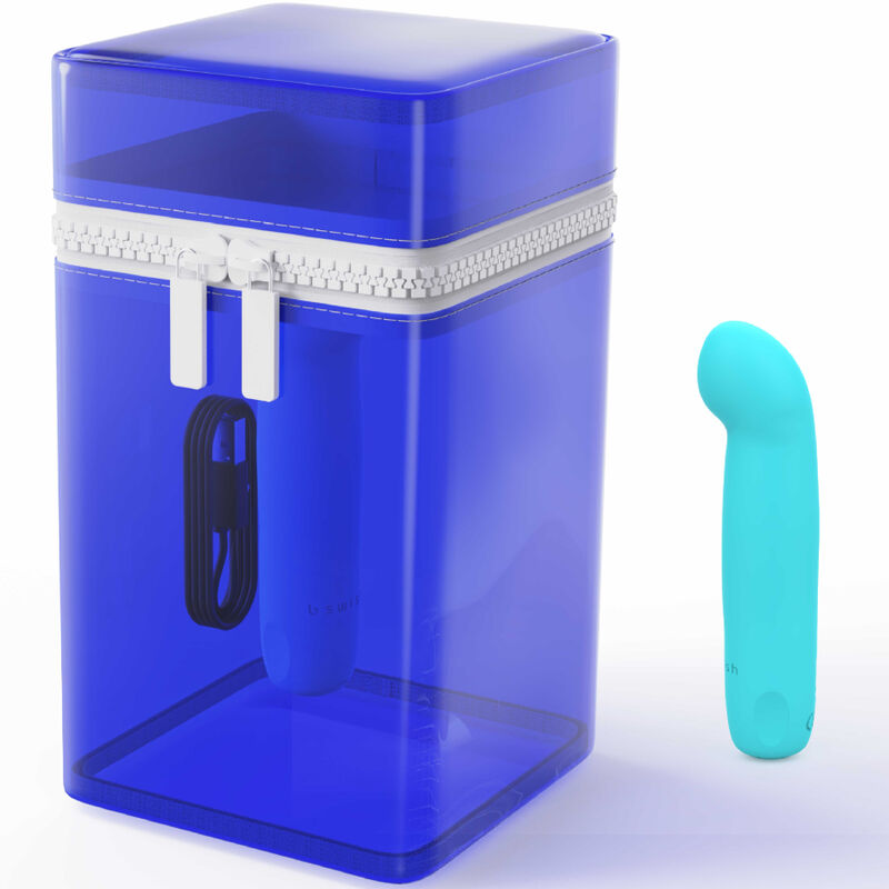 B SWISH - BCUTE CURVE INFINITE CLASSIC LIMITED EDITION BLÅ SILIKONE GENOPLADELIG VIBRATOR