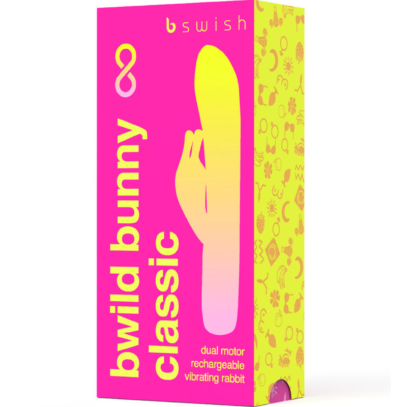B SWISH - BWILD BUNNY INFINITE KLASSISK GENOPLADELIG VIBRATOR PINK SILIKONE