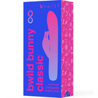 B SWISH - BWILD BUNNY INFINITE KLASSISK GENOPLADELIG VIBRATOR BLÅ SILIKONE