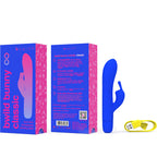 B SWISH - BWILD BUNNY INFINITE KLASSISK GENOPLADELIG VIBRATOR BLÅ SILIKONE