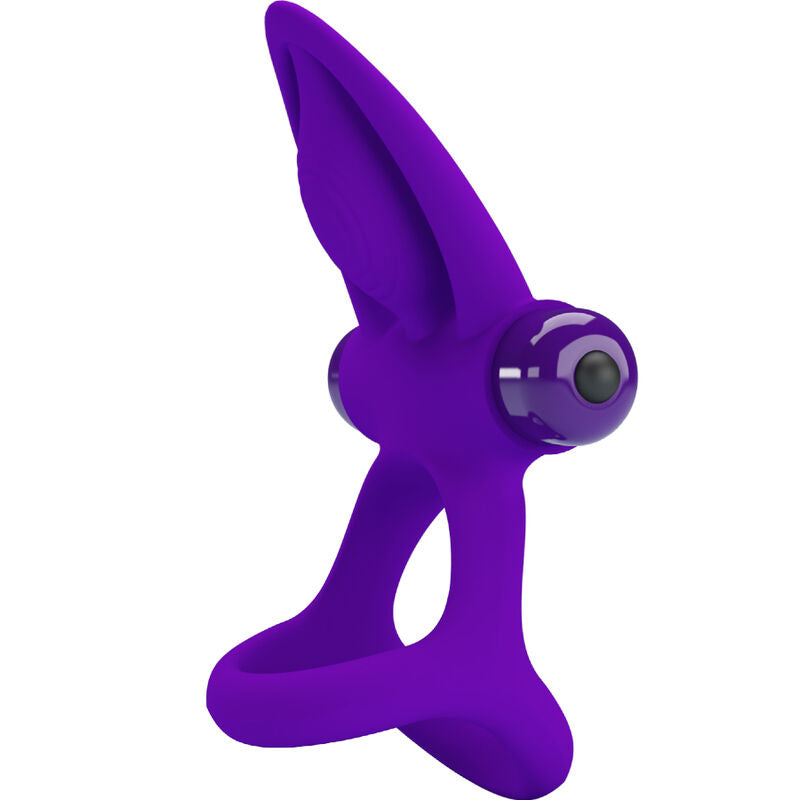 PRETTY LOVE - VIBRATORRING 10 VIBRATIONER VIOLET SILIKONE