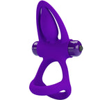 PRETTY LOVE - VIBRATORRING 10 VIBRATIONER VIOLET SILIKONE