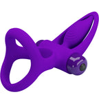 PRETTY LOVE - VIBRATORRING 10 VIBRATIONER VIOLET SILIKONE