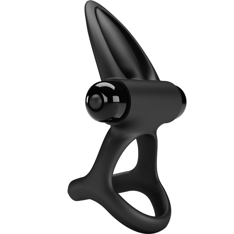 PRETTY LOVE - VIBRERINGSRING 10 VIBRATIONER SORT SILIKONE