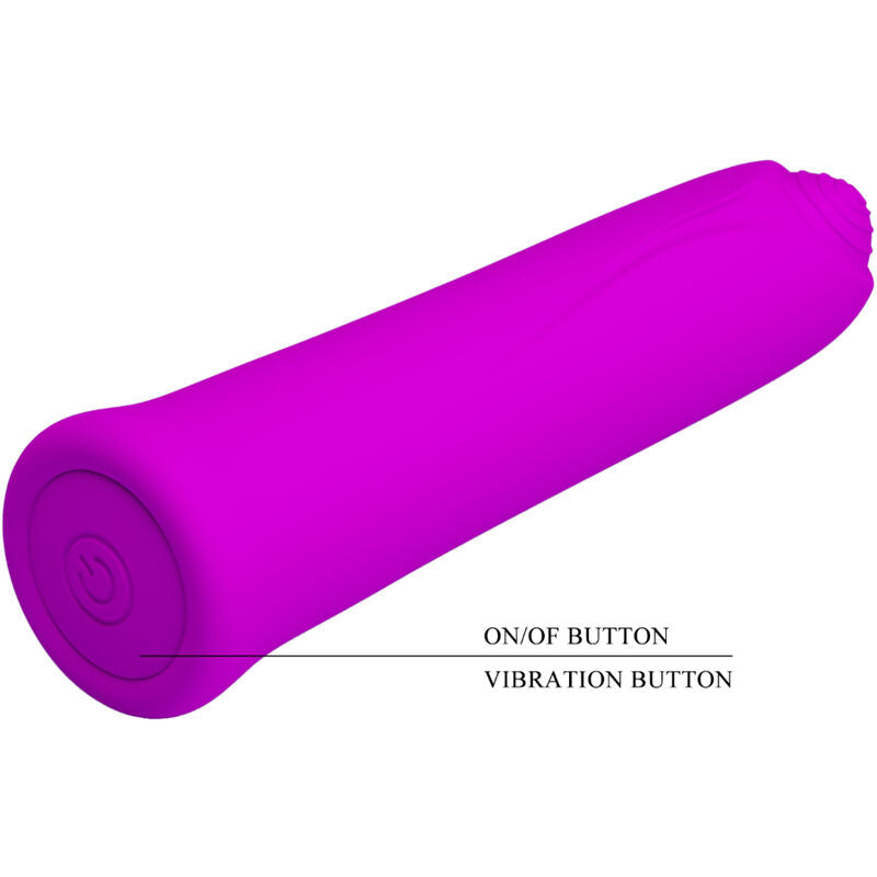 PRETTY LOVE - CURTIS MINI SUPER POWER VIBRATOR 12 VIOLETTE SILIKONEVIBRATIONER