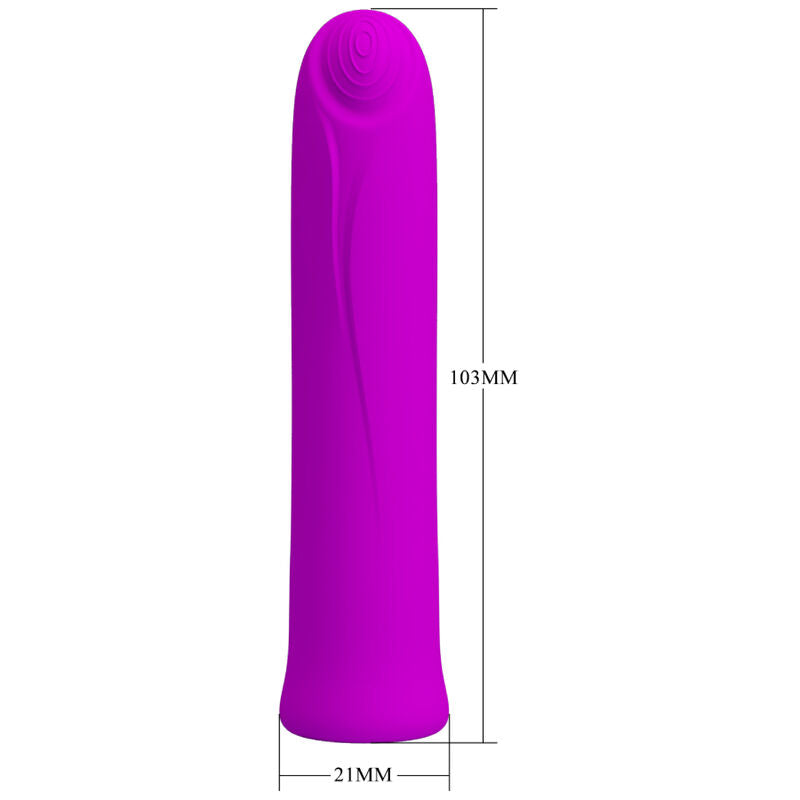 PRETTY LOVE - CURTIS MINI SUPER POWER VIBRATOR 12 VIOLETTE SILIKONEVIBRATIONER