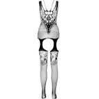 PASSION - ECO KOLLEKTION BODYSTOCKING ECO BS011 HVID
