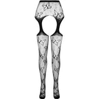 PASSION - ECO KOLLEKTION BODYSTOCKING ECO S001 SORT