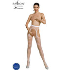 PASSION - ECO KOLLEKTION BODYSTOCKING ECO S008 HVID
