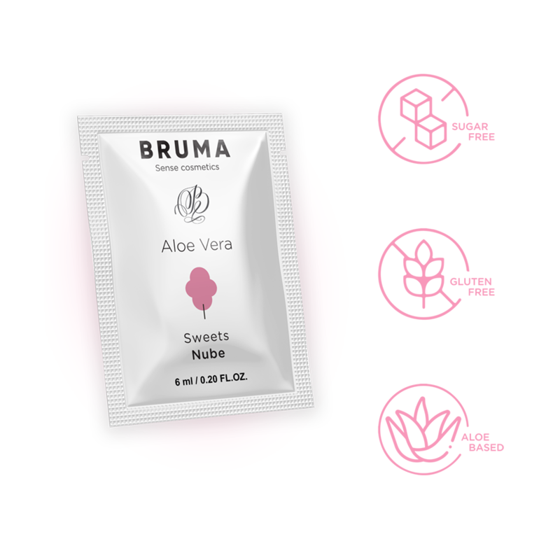 BRUMA - ALOE VERA GLIDNINGSGEL MED SØDSMAG 6 ML