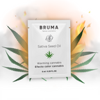 BRUMA - SATIVA FRØOLIE GLIDENDE GEL VARMENDE CANNABISSMAG 6 ML