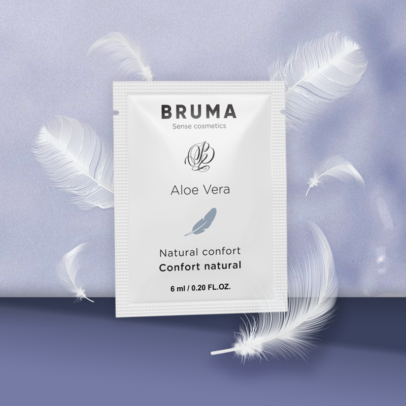 BRUMA - ALOE VERA GLIDNINGSGEL NATURLIG KOMFORT 6 ML