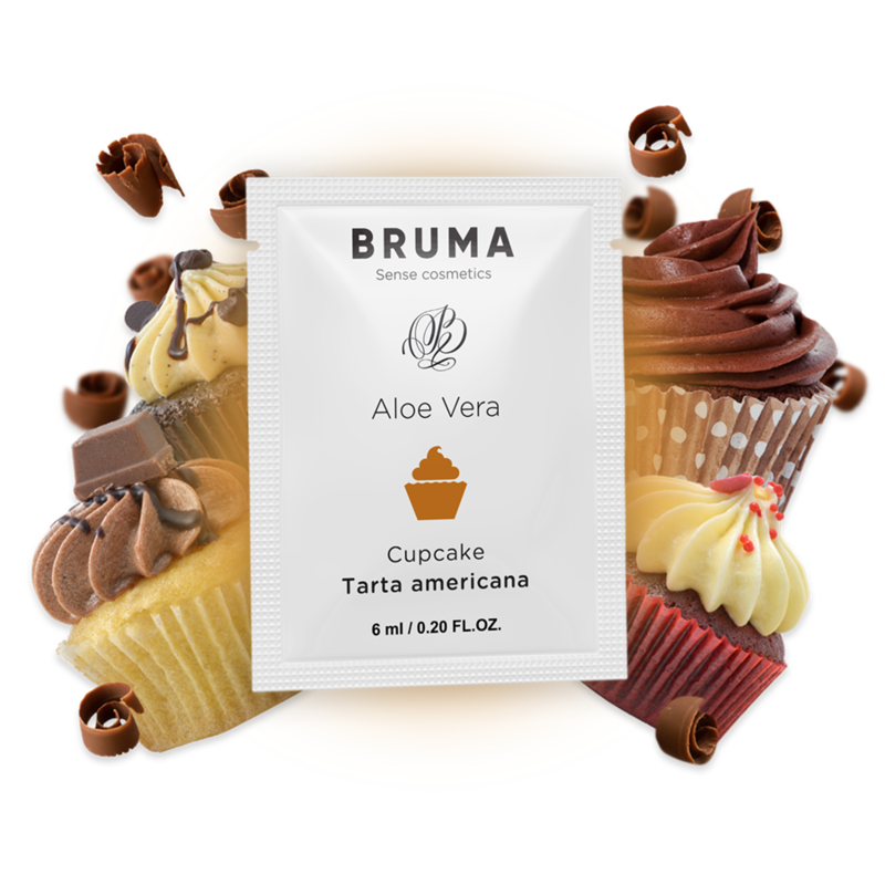 BRUMA - ALOE VERA GLIDENDE GEL CUPCAKE SMAG 6 ML