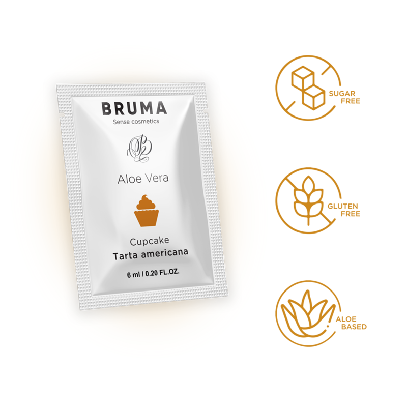BRUMA - ALOE VERA GLIDENDE GEL CUPCAKE SMAG 6 ML