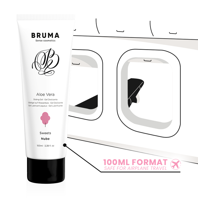 BRUMA - ALOE VERA GLIDNINGSGEL MED SØDSMAG 100 ML