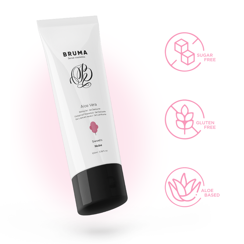 BRUMA - ALOE VERA GLIDNINGSGEL MED SØDSMAG 100 ML