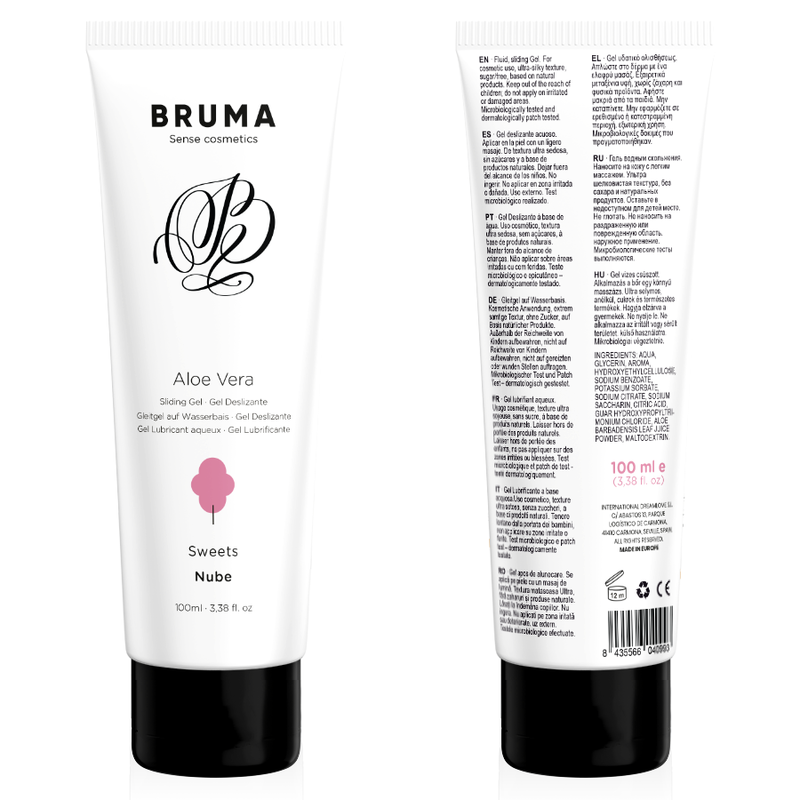 BRUMA - ALOE VERA GLIDNINGSGEL MED SØDSMAG 100 ML