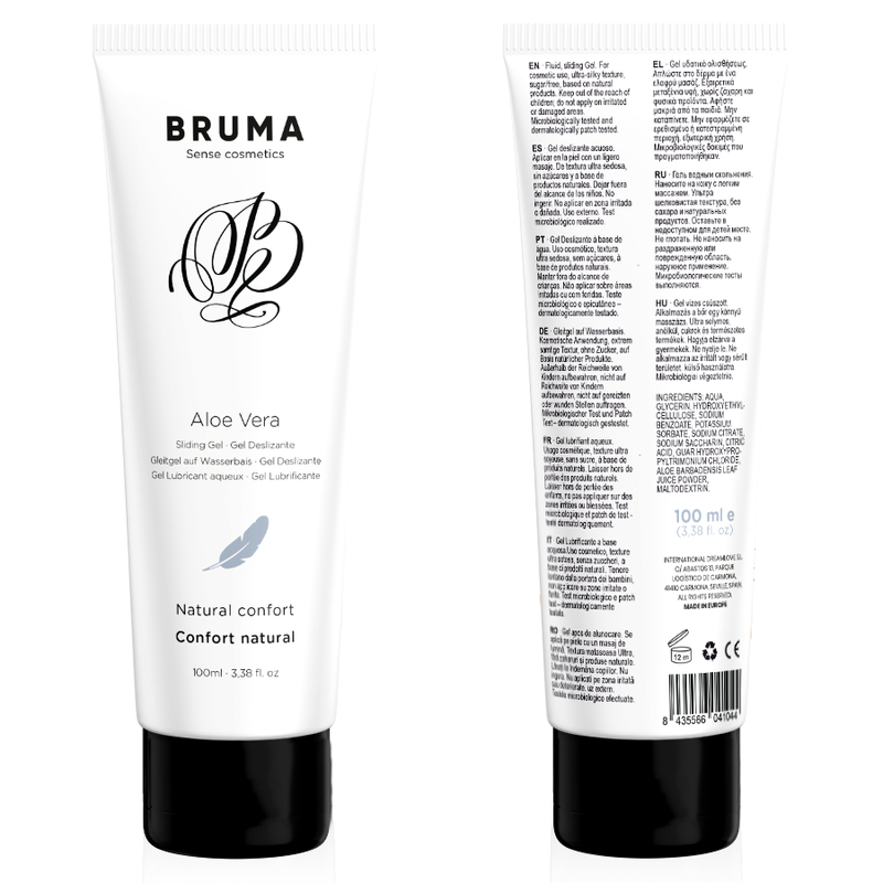 BRUMA - ALOE VERA GLIDNINGSGEL NATURLIG KOMFORT 100 ML