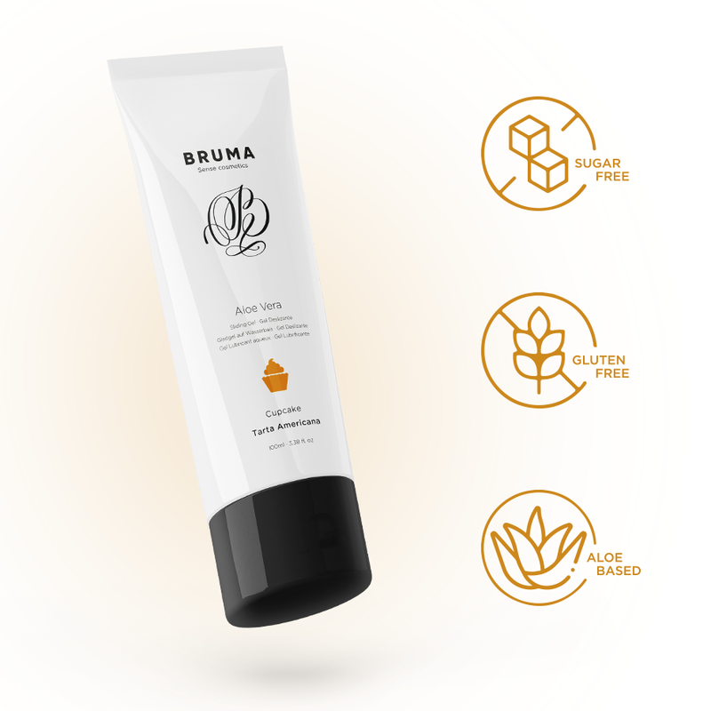 BRUMA - ALOE VERA GLIDENDE GEL CUPCAKE SMAG 100 ML