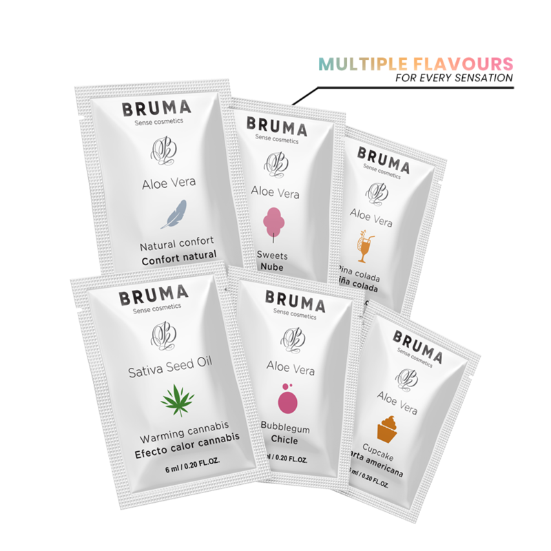 BRUMA - ALOE VERA GLIDNINGSGEL MED SØDSMAG 6 ML