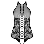 PASSION - BS094 SORT BODYSTOCKING ÉN STØRRELSE