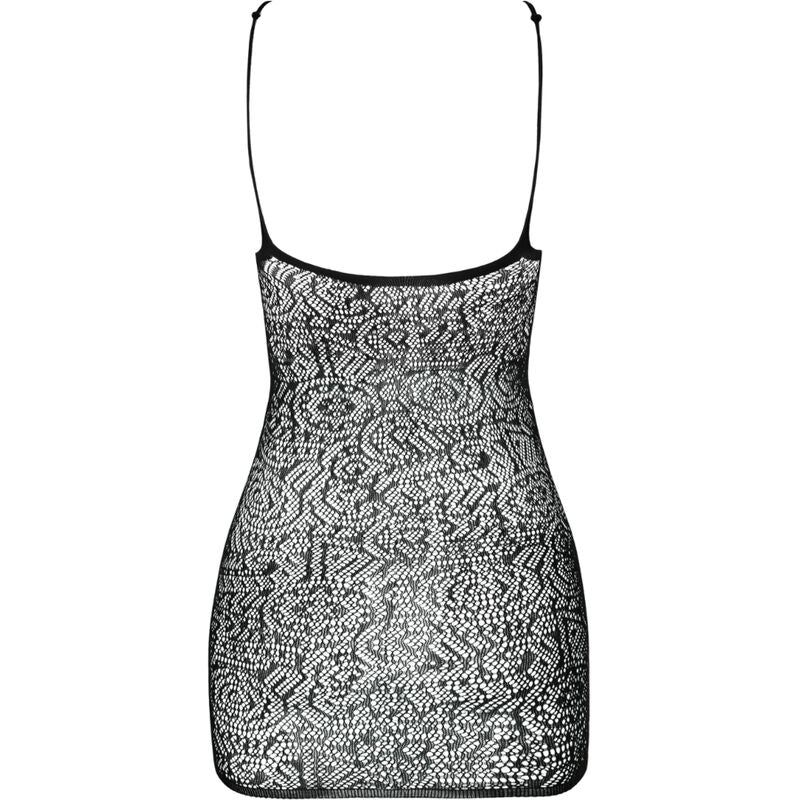 PASSION - BS096 SORT BODYSTOCKING ÉN STØRRELSE