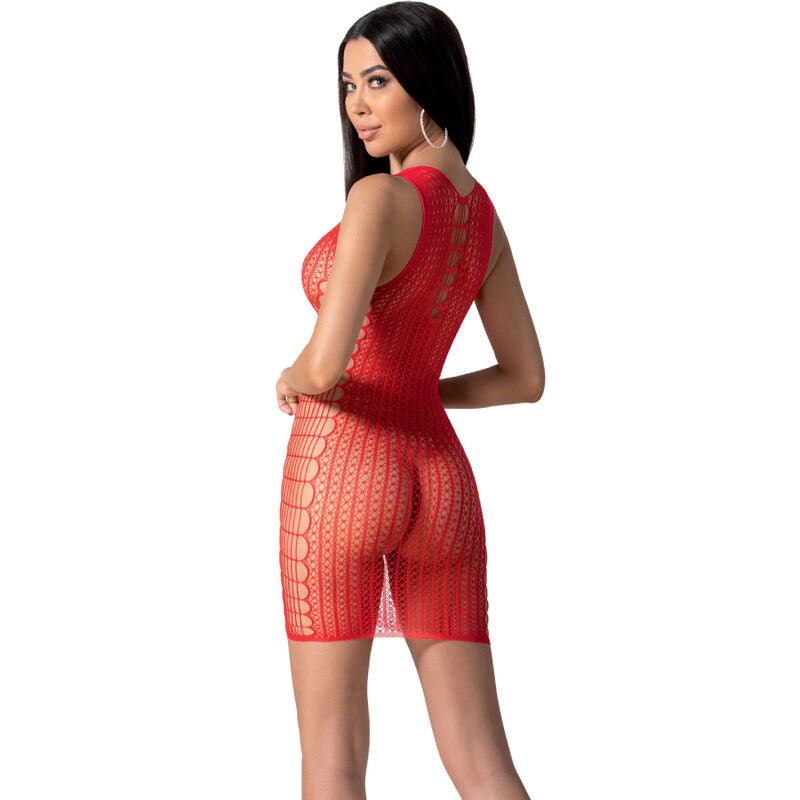 PASSION - BS097 RØD BODYSTOCKING ÉN STØRRELSE