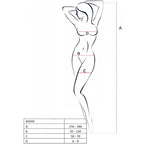 PASSION - BS098 RØD BODYSTOCKING ÉN STØRRELSE