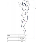 PASSION - BS099 SORT BODYSTOCKING ÉN STØRRELSE