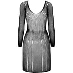 PASSION - BS101 BODYSTOCKING SORT ÉN STØRRELSE