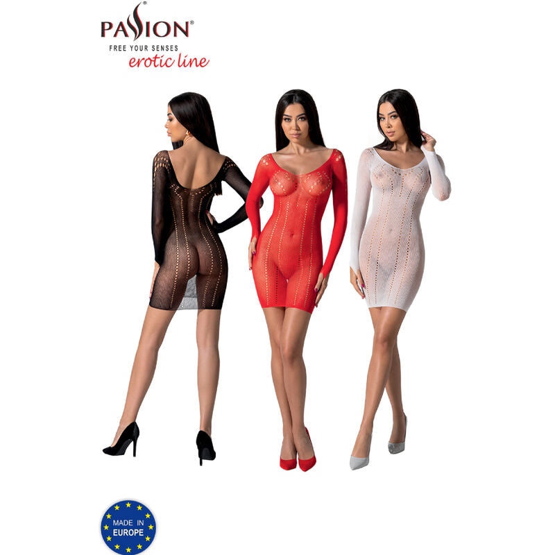PASSION - BS101 RØD BODYSTOCKING ÉN STØRRELSE